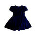 A Navy Short Sleeve Dresses from Jacadi in size 6T for girl. (Back View)