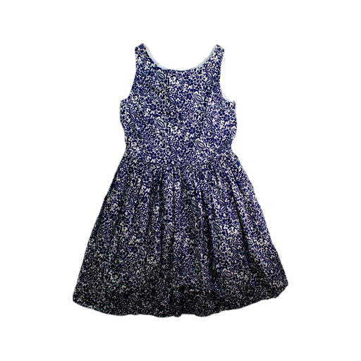 A Blue Sleeveless Dresses from Polo Ralph Lauren in size 6T for girl. (Front View)
