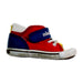 A Red Sneakers from Miki House in size 18-24M for boy. (Front View)