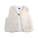 A White Outerwear Vests from Bonton in size 3T for girl. (Front View)