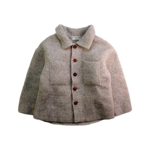 A Beige Lightweight Jackets from 1 + in the family in size 3T for boy. (Front View)
