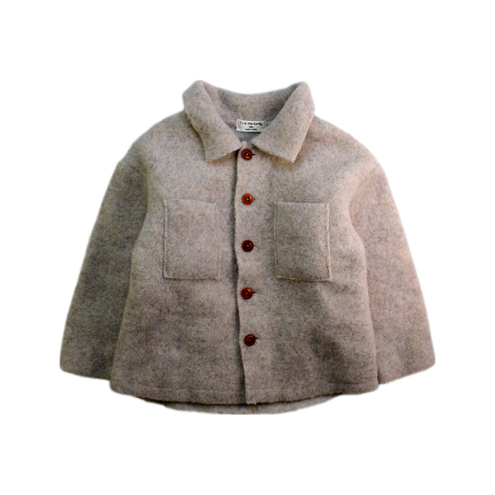 A Beige Lightweight Jackets from 1 + in the family in size 3T for boy. (Front View)