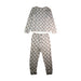 A White Pyjama Sets from Rylee + Cru in size 6T for girl. (Front View)