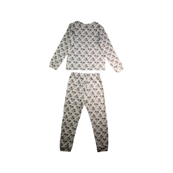 A White Pyjama Sets from Rylee + Cru in size 6T for girl. (Back View)