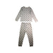 A White Pyjama Sets from Rylee + Cru in size 6T for girl. (Back View)