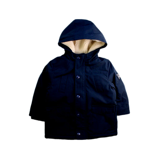 A Navy Coats from Cyrillus in size 18-24M for boy. (Front View)
