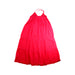 A Red Sleeveless Dresses from Bonton in size 8Y for girl. (Back View)