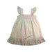 A Multicolour Sleeveless Dresses from Bonton in size 6T for girl. (Back View)