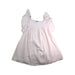 A Pink Sleeveless Dresses from Bonton in size 6T for girl. (Front View)