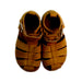 A Brown Sandals from Liewood in size 4T for girl. (Back View)