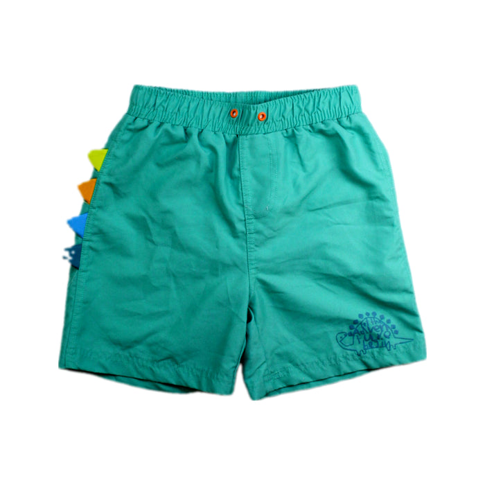 A Green Shorts from Mothercare in size 7Y for boy. (Front View)