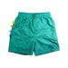 A Green Shorts from Mothercare in size 7Y for boy. (Front View)