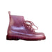 A Pink Casual Boots from Mini Melissa in size 6T for girl. (Front View)