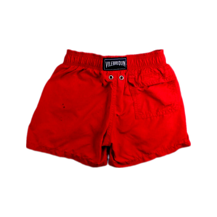 A Red Swim Shorts from Vilebrequin in size 4T for boy. (Back View)