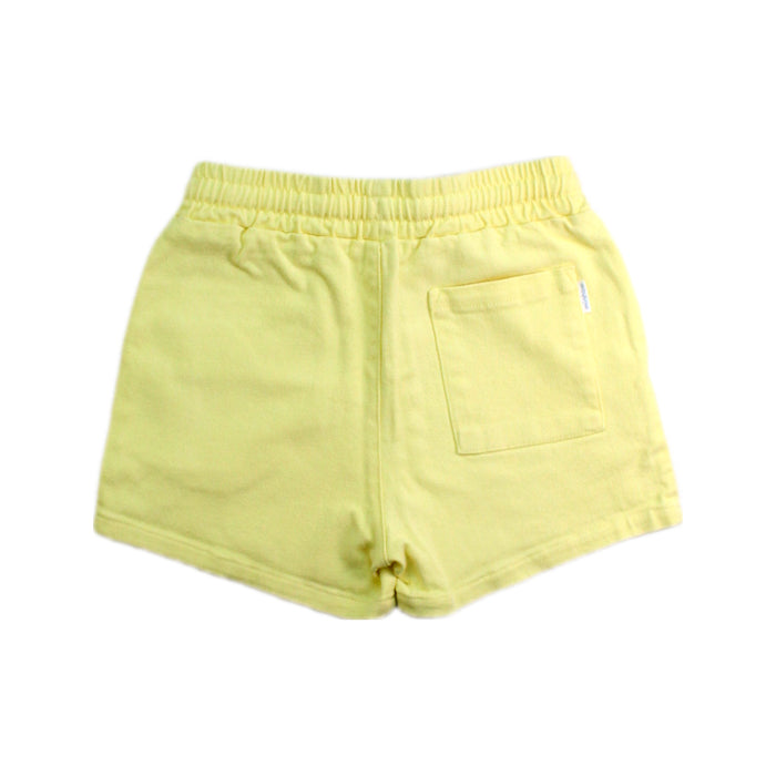 A Yellow Shorts from Minnow in size 5T for boy. (Back View)