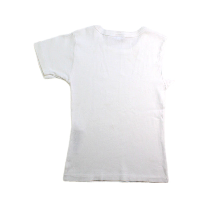 A White Short Sleeve T Shirts from Petit Bateau in size 6T for neutral. (Back View)