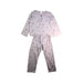 A Pink Pyjama Sets from Petit Bateau in size 6T for girl. (Front View)