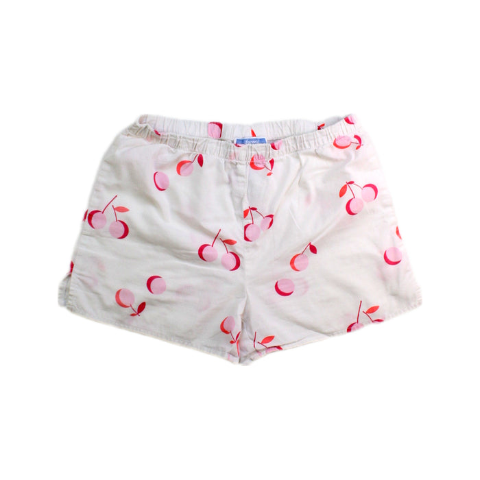 A White Shorts from Jacadi in size 6T for girl. (Front View)