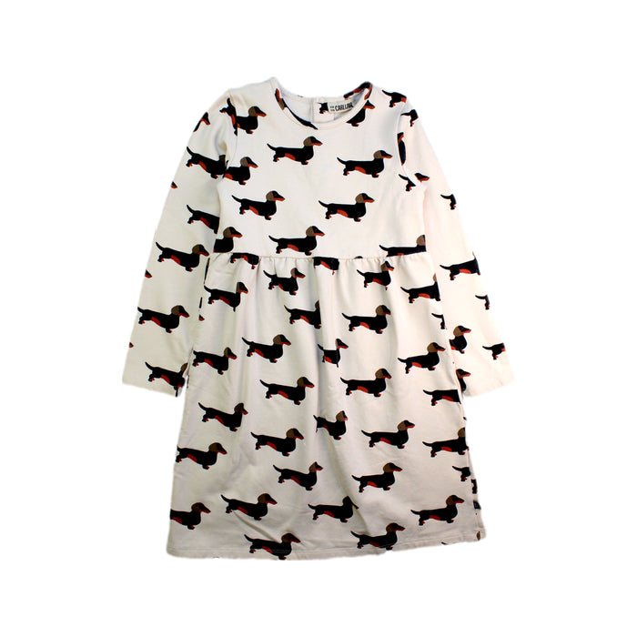 A Black Long Sleeve Dresses from CARLIJNQ in size 4T for girl. (Front View)