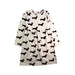 A Black Long Sleeve Dresses from CARLIJNQ in size 4T for girl. (Front View)