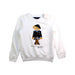 A White Crewneck Sweatshirts from Polo Ralph Lauren in size 6T for girl. (Front View)