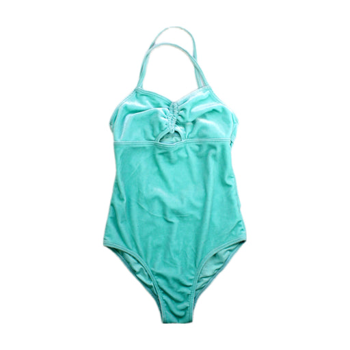 A Teal Swimsuits from Beachlife in size 6T for girl. (Front View)