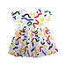 A Multicolour Short Sleeve Dresses from Petit Bateau in size 6T for girl. (Front View)