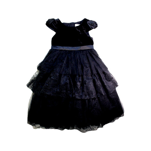 A Black Short Sleeve Dresses from Nicholas & Bears in size 4T for girl. (Front View)