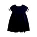 A Black Short Sleeve Dresses from Petit Bateau in size 6T for girl. (Back View)
