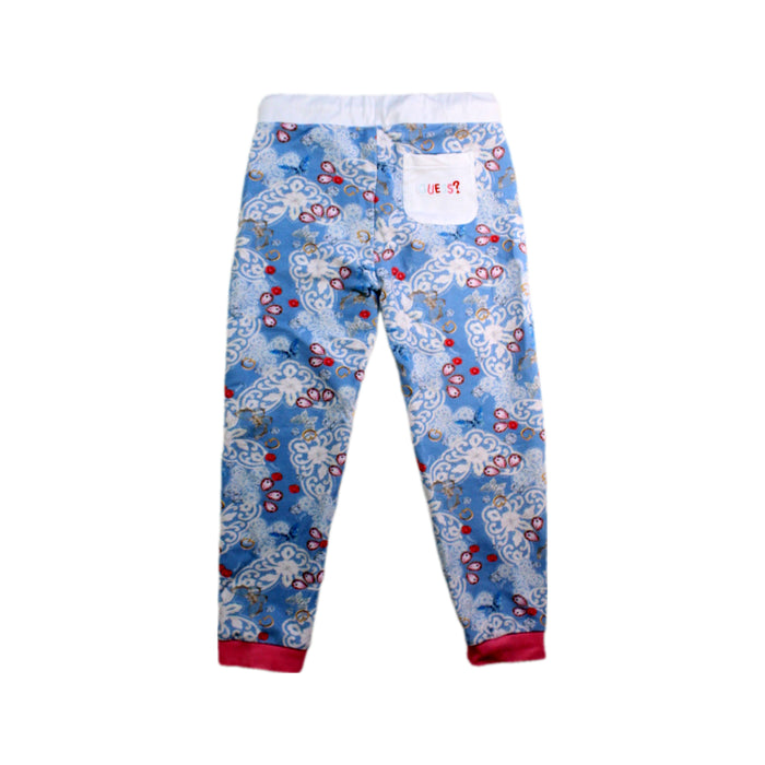A Blue Sweatpants from Guess in size 5T for girl. (Back View)