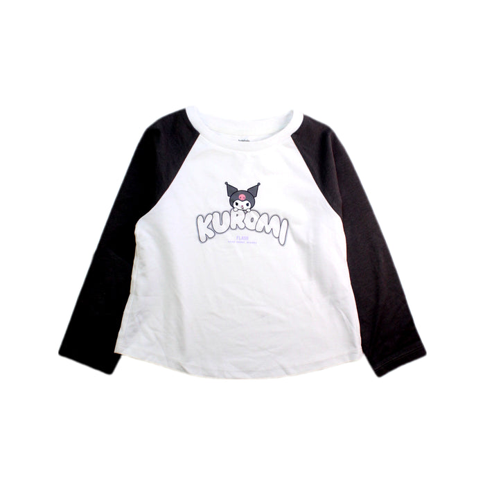 A Black Long Sleeve T Shirts from Balabala in size 4T for girl. (Front View)