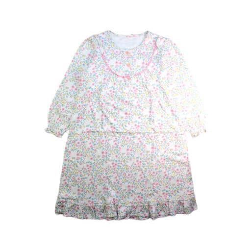 A White Nightgowns from Organic Mom in size 7Y for girl. (Front View)