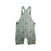 A Green Overall Shorts from Jojo Maman Bébé in size 2T for boy. (Front View)