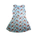 A Blue Sleeveless Dresses from Lola + The Boys in size 8Y for girl. (Back View)