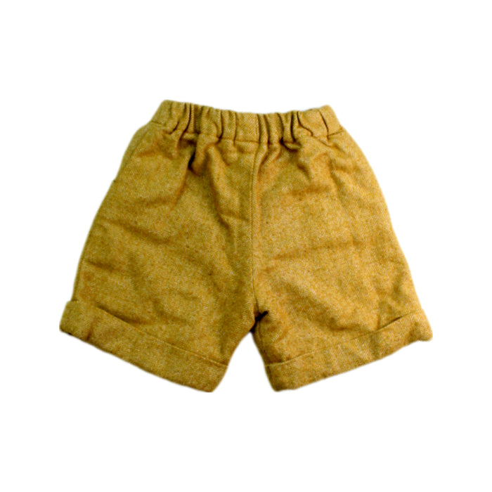 A Brown Shorts from Pepa London in size 3T for boy. (Back View)