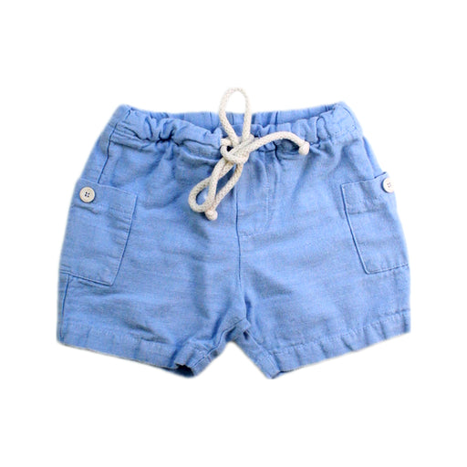 A Blue Shorts from Paz Rodriguez in size 18-24M for boy. (Front View)