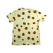 A Yellow Short Sleeve T Shirts from Mini Rodini in size 8Y for girl. (Back View)