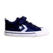 A Navy Sneakers from Converse in size 18-24M for boy. (Front View)