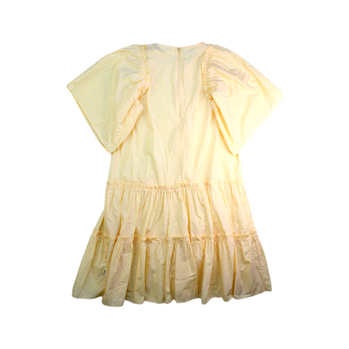 A Yellow Short Sleeve Dresses from Molo in size 11Y for girl. (Back View)