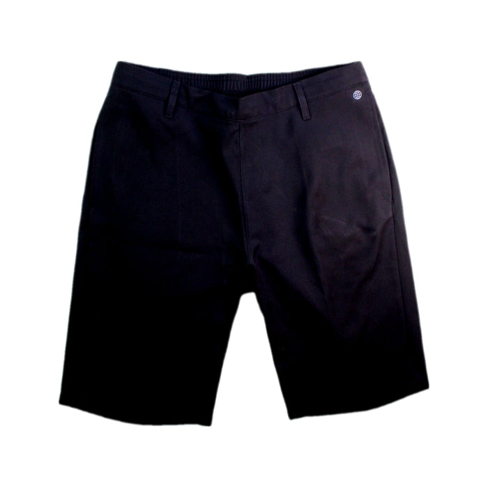 A Black Shorts from Adidas in size 13Y for boy. (Front View)