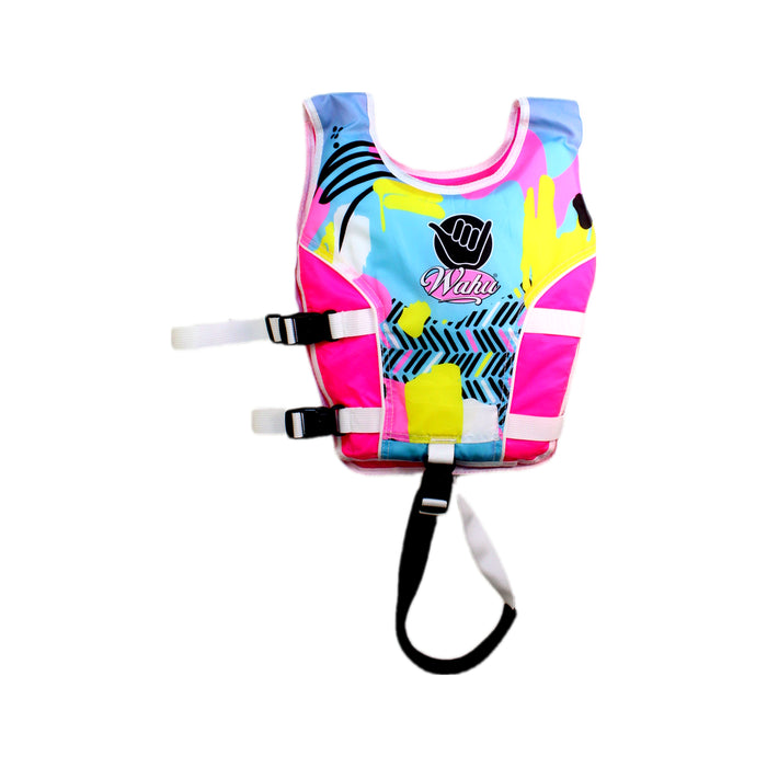 A Multicolour Floatsuits from Wahu in size 8Y for girl. (Front View)