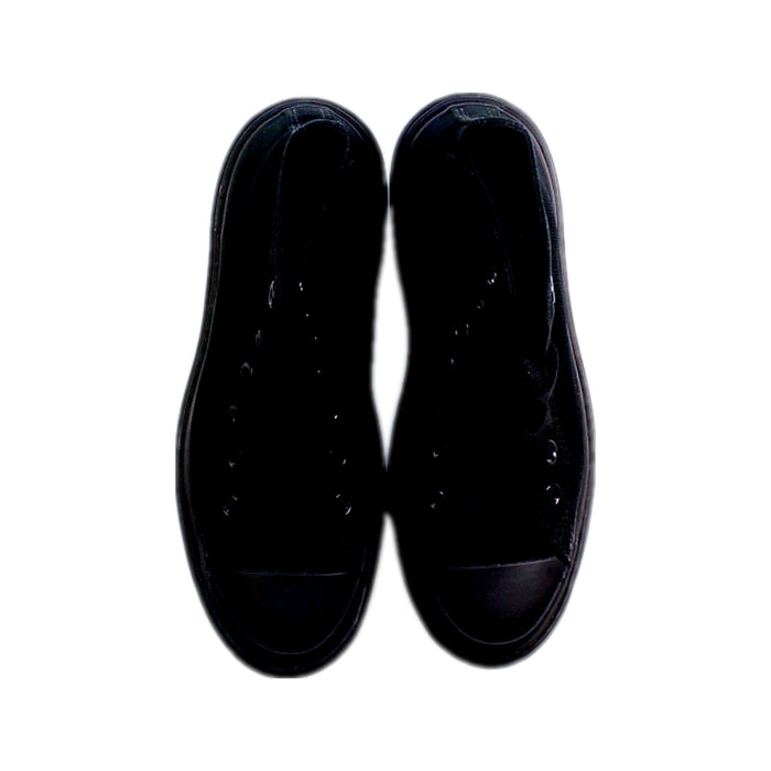 A Black Casual Boots from Converse in size 11Y for girl. (Back View)