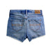 A Blue Shorts from Abercrombie & Fitch in size 11Y for girl. (Back View)