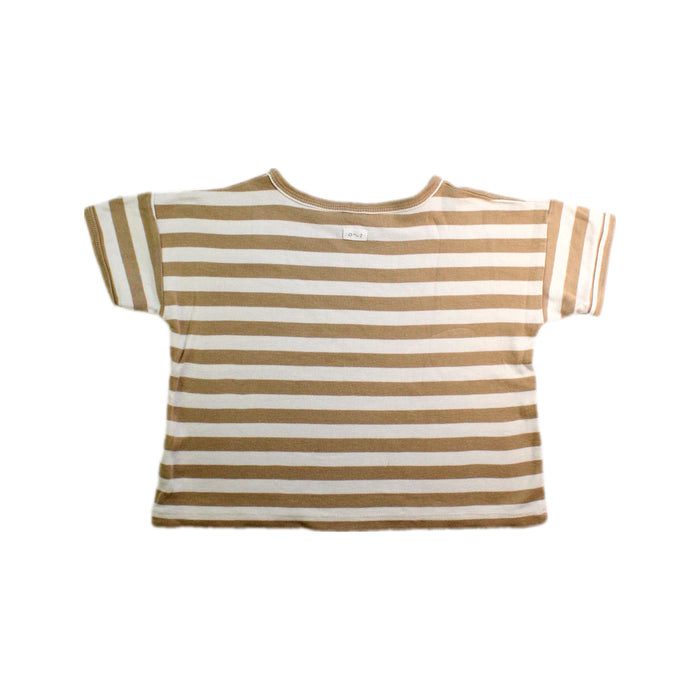 A Beige Short Sleeve T Shirts from Organic Zoo in size 12-18M for boy. (Back View)