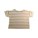 A Beige Short Sleeve T Shirts from Organic Zoo in size 12-18M for boy. (Back View)