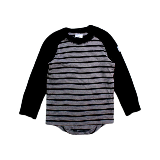 A Black Long Sleeve T Shirts from Polarn O. Pyret in size 12-18M for boy. (Front View)