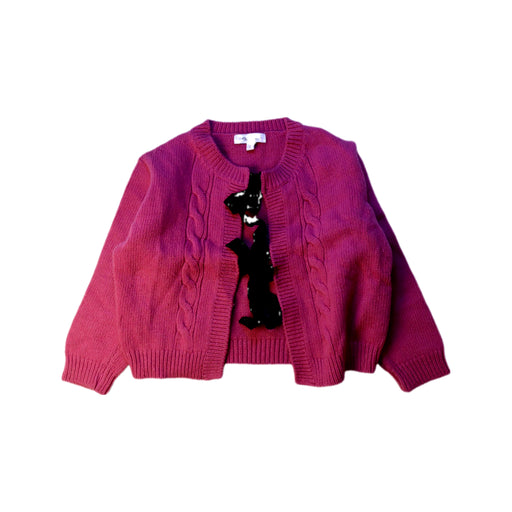A Pink Cardigans from Claudine in size 3T for girl. (Front View)