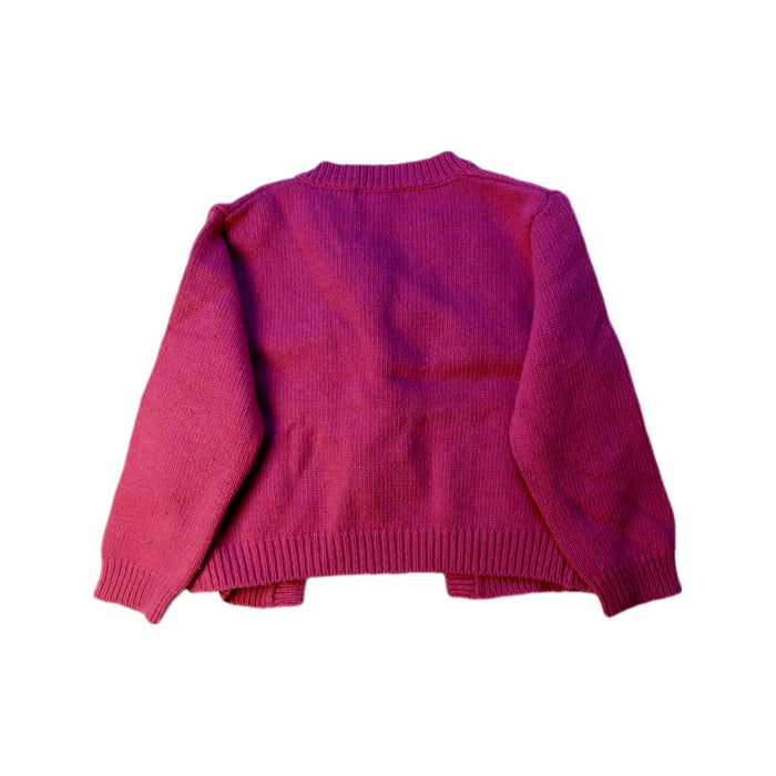 A Pink Cardigans from Claudine in size 3T for girl. (Back View)
