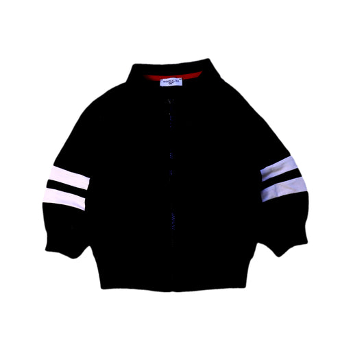 A Black Lightweight Jackets from Monnalisa in size 3T for girl. (Front View)