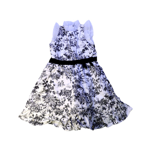 A White Sleeveless Dresses from Janie & Jack in size 3T for girl. (Front View)
